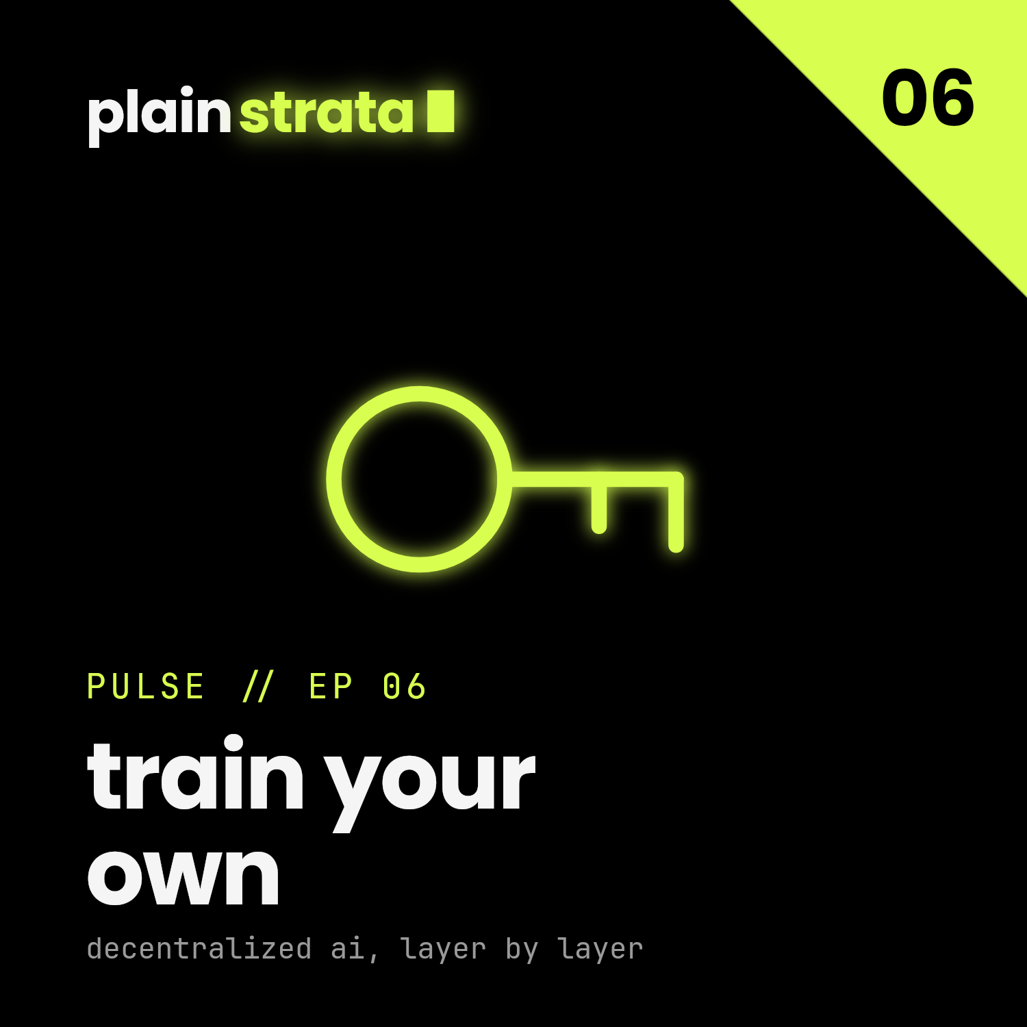 Plain Strata: Train Your Own episode artwork