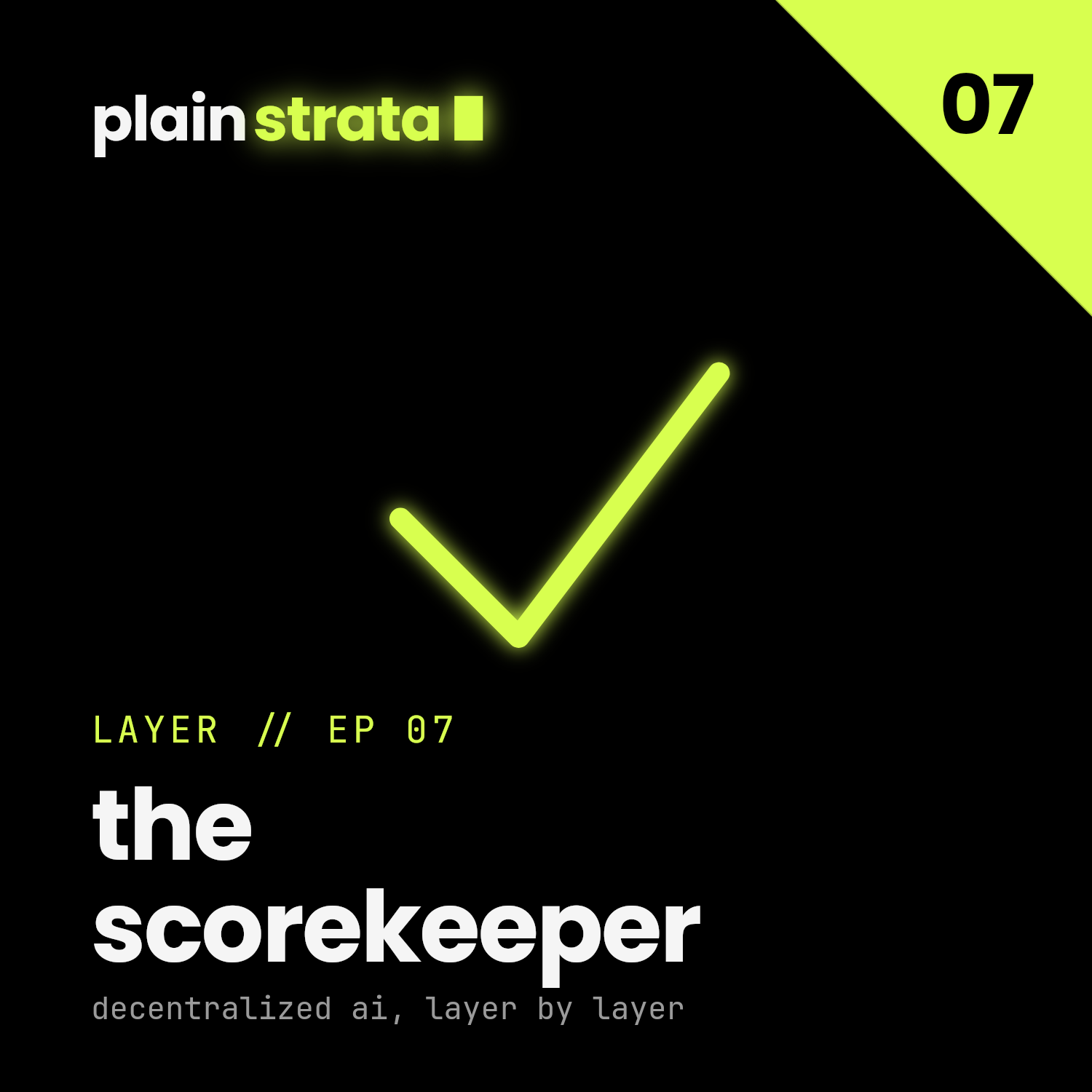Plain Strata: The Scorekeeper episode artwork